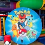 Pokemon party backdrop